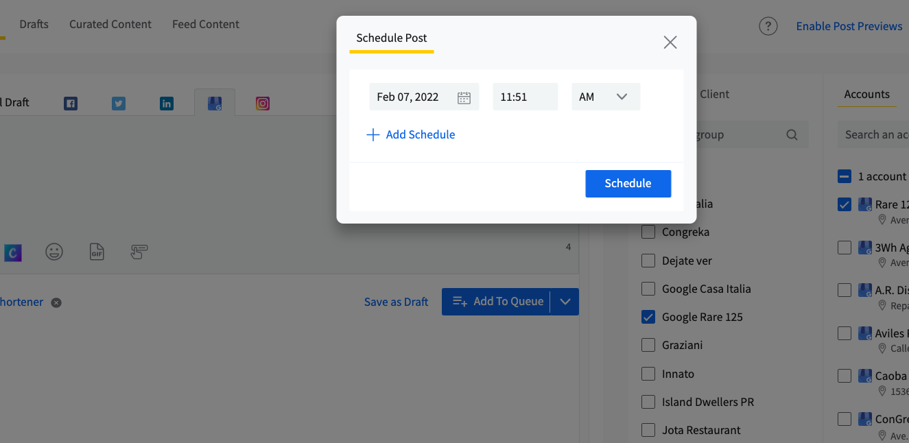 top SocialPilot features scheduling